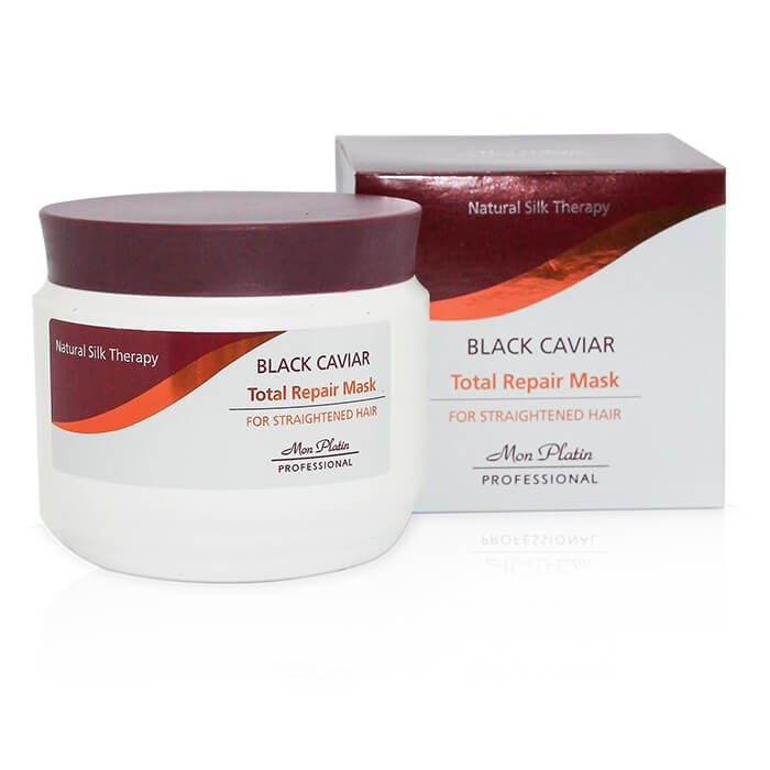 monplatin black caviar total repair mask מון פלטין מסיכה שיקומית